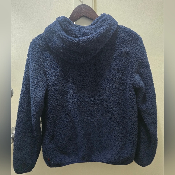 Levi's Navy Blue Sherpa Hoodie - Picture 8 of 10